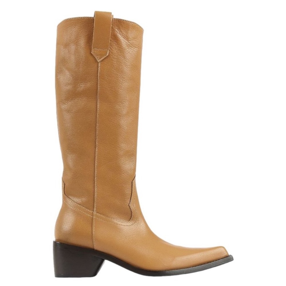 SIMON MILLER  Bandi western boots in toffee size 41, 9